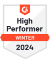 G2 High Performer Winter 2024