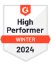 G2 High Performer Winter 2024