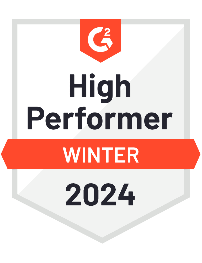 G2 High Performer Winter 2024