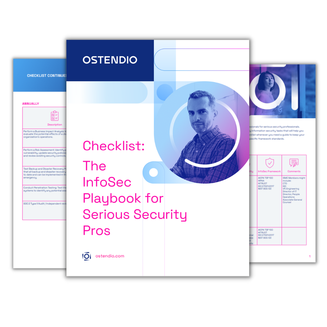 Checklist: InfoSec Playbook for Serious Security Pros