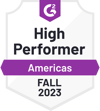 Fall 2023 Americas G2 High Performer