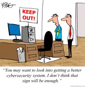 Cybersecurity Cartoon 