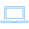 Laptop IT services icon