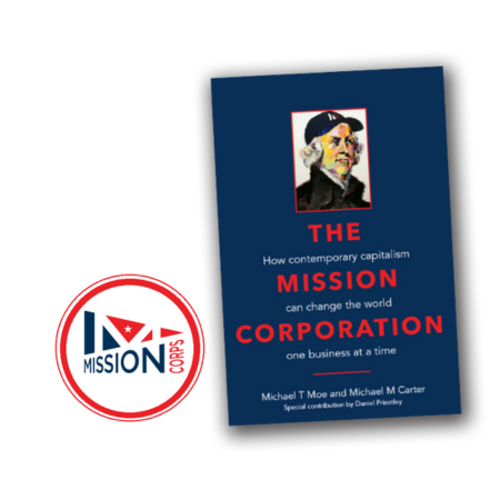 Mission Corporation book and logo