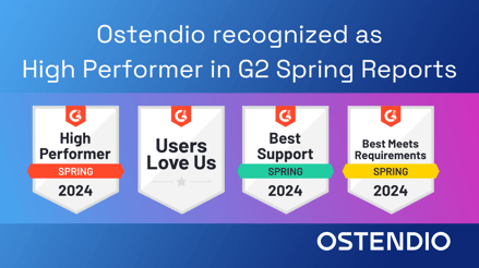 Ostendio recognized as High Performer in G2 Spring Report (4)