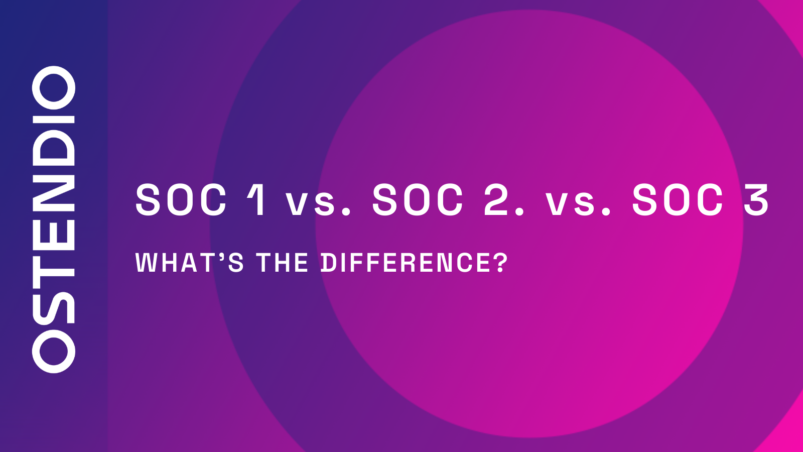 SOC 1 vs. SOC 2 vs. SOC 3