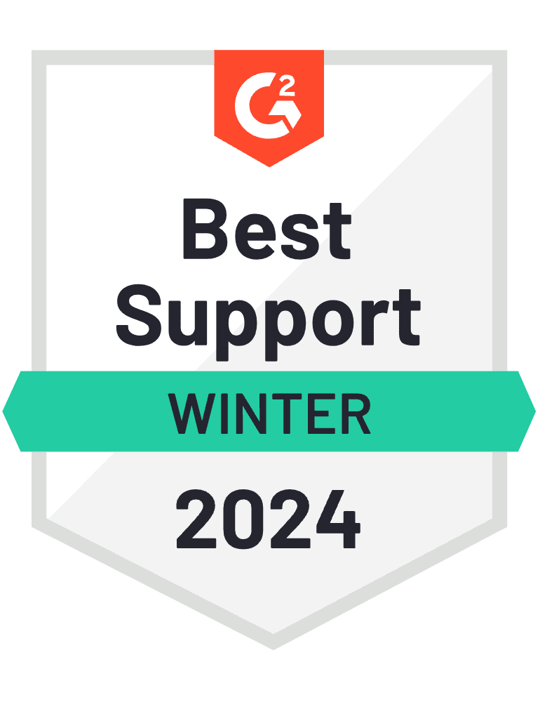 G2 best support Winter 2024