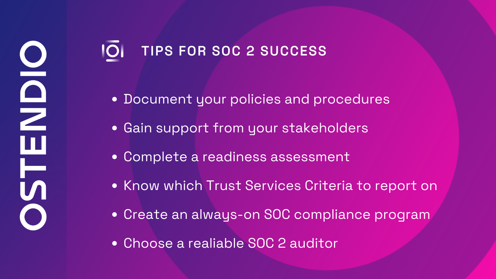 Tips for SOC 2 Compliance Success