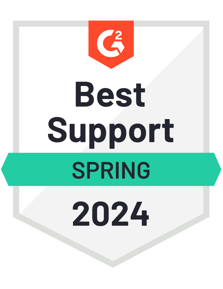 G2 best support spring 2024