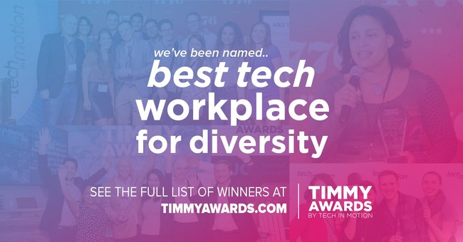 2018's Best Tech Workplace for Diversity winner. 2018's Best Tech Workplace for Diversity winner.