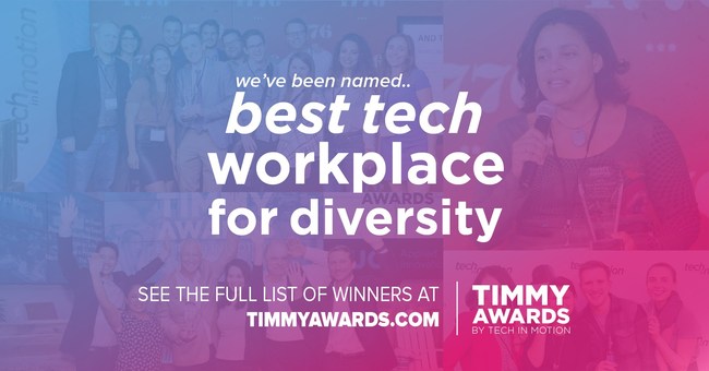 2018's Best Tech Workplace for Diversity winner.